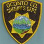 Oconto County Sheriff Wisconsin Police Patch