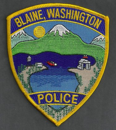 Blaine Washington Police Patch