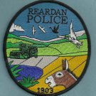 Reardan Washington Police Patch