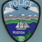 Ruston Washington Police Patch