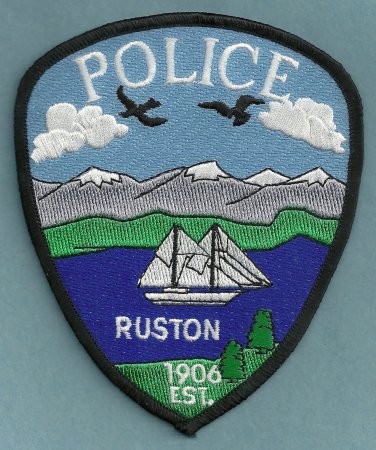 Ruston Washington Police Patch