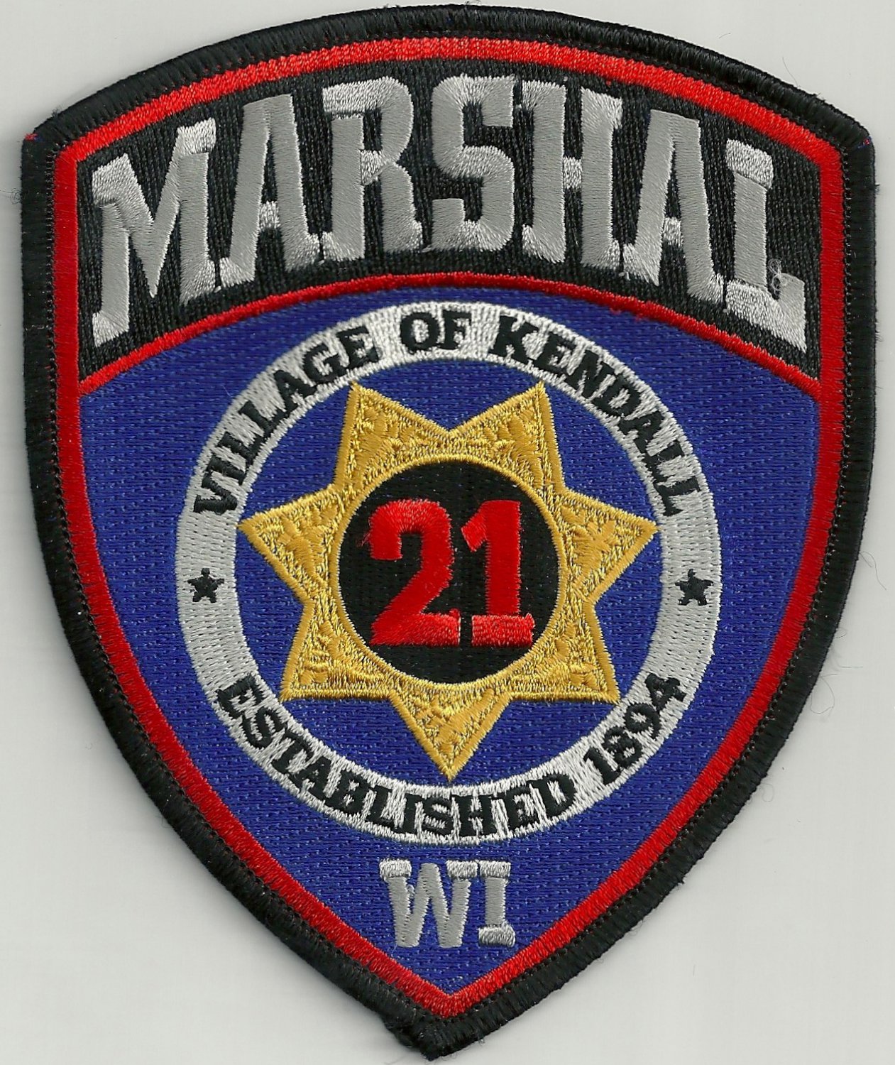 Village of Kendall Wisconsin Police Patch