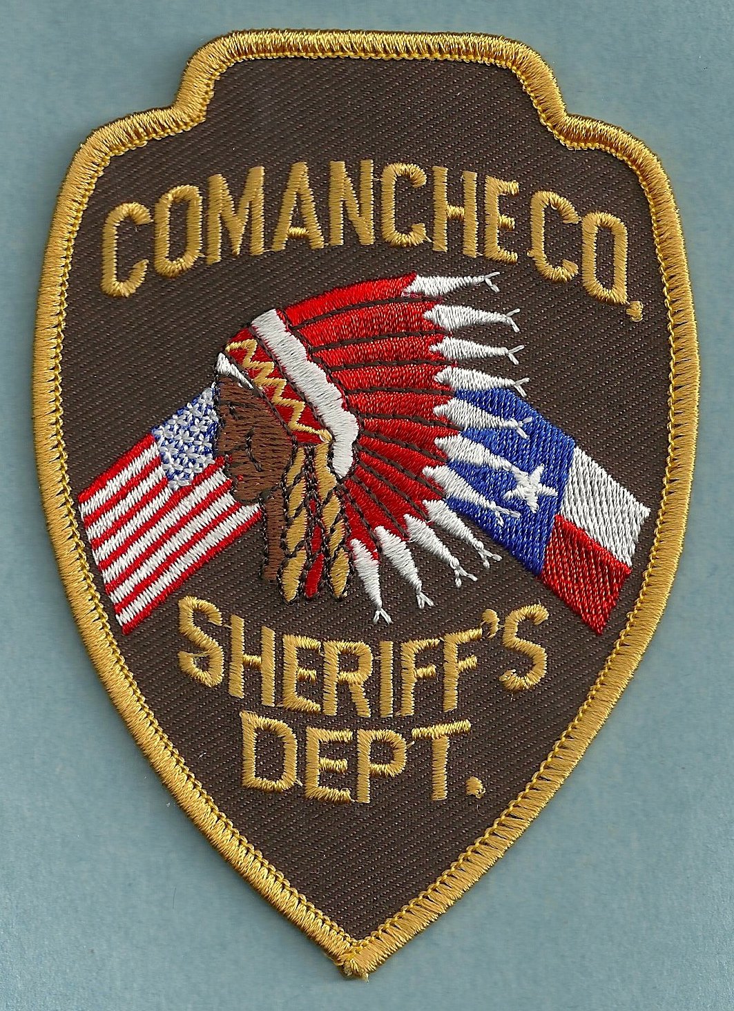 Comanche County Sheriff Patch from Texas in mint condition. 