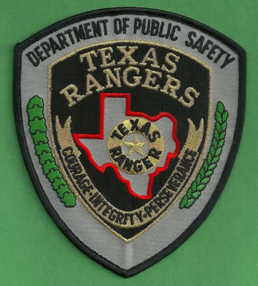 Texas Rangers Public Safety Police Patch