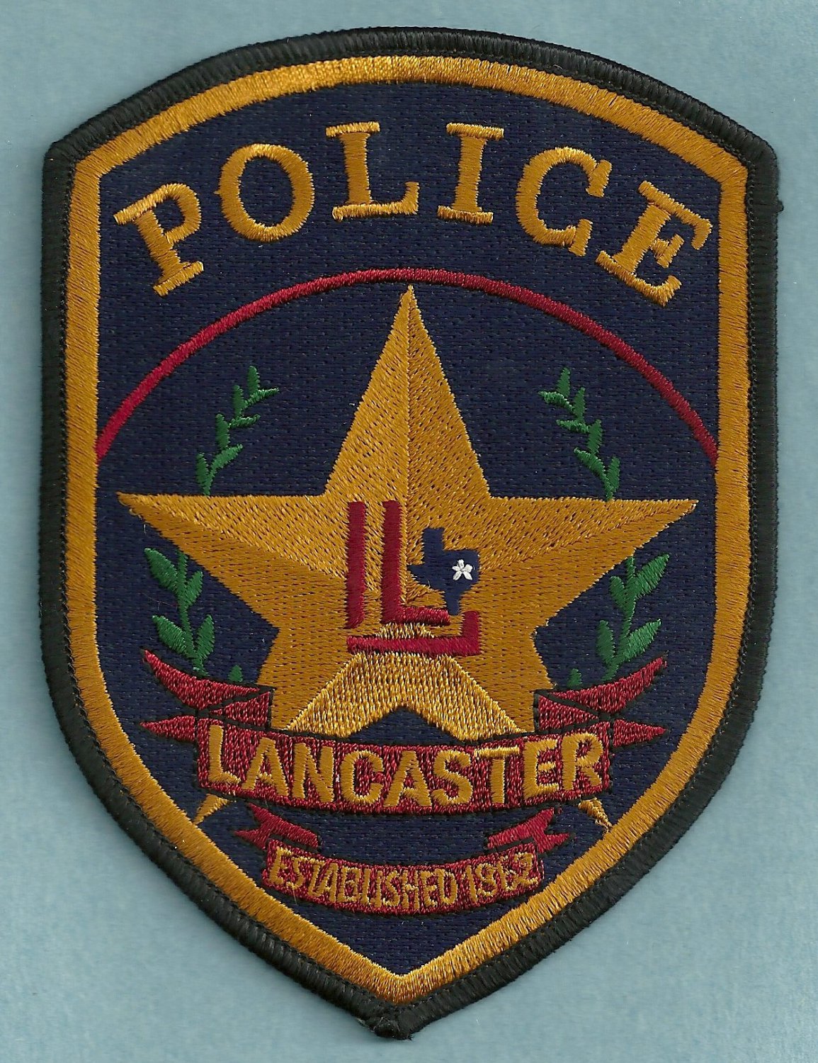 Lancaster Texas Police Patch