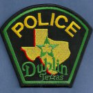 Dublin Texas Police Patch