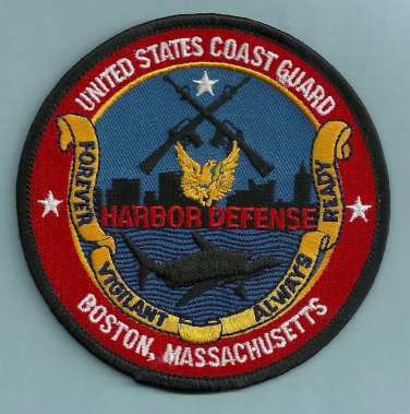 United States Coast Guard Boston Harbor Defense Patch