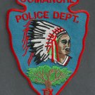 Comanche Texas Police Patch Indian