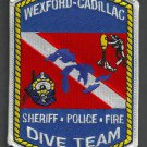Wexford-Cadillac Michigan Police Fire Dive Team Patch Wexford-Cadillac Michigan Police Fire Dive Team Patch