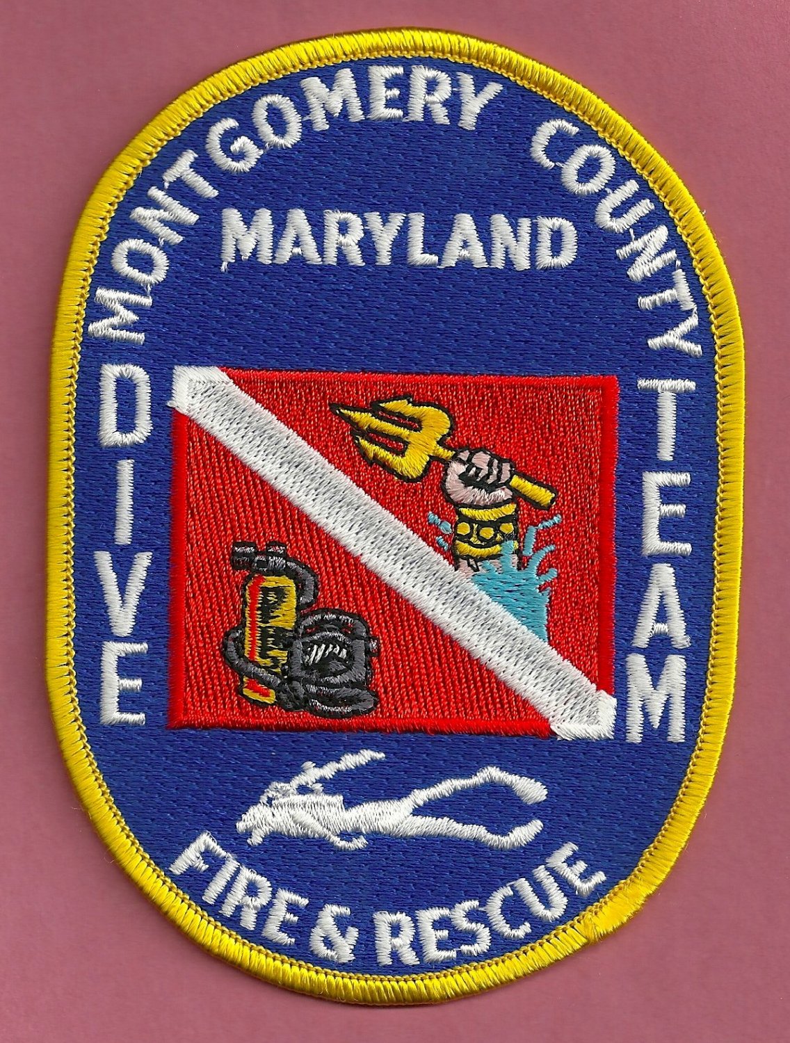 Montgomery County Maryland Fire Dive Team Patch