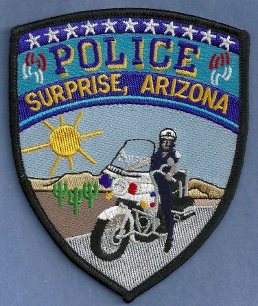 Suprise Arizona Police Motorcycle Patch