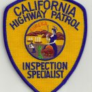 California Highway Patrol Inspection Specialist Patch