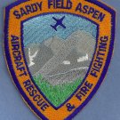 Aspen Sardy Regional Airport Fire Rescue Crash Patch ARFF