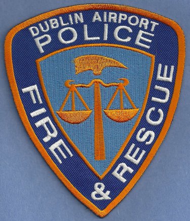 Dublin Ireland Airport Fire Rescue Patch ARFF
