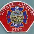 Ontario International Airport Fire Rescue Crash Patch ARFF