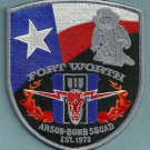 Fort Worth Texas Fire Arson Investigator Patch