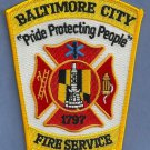Baltimore Maryland Fire Patch