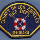 Los Angeles County California Lifeguard Fire Patch