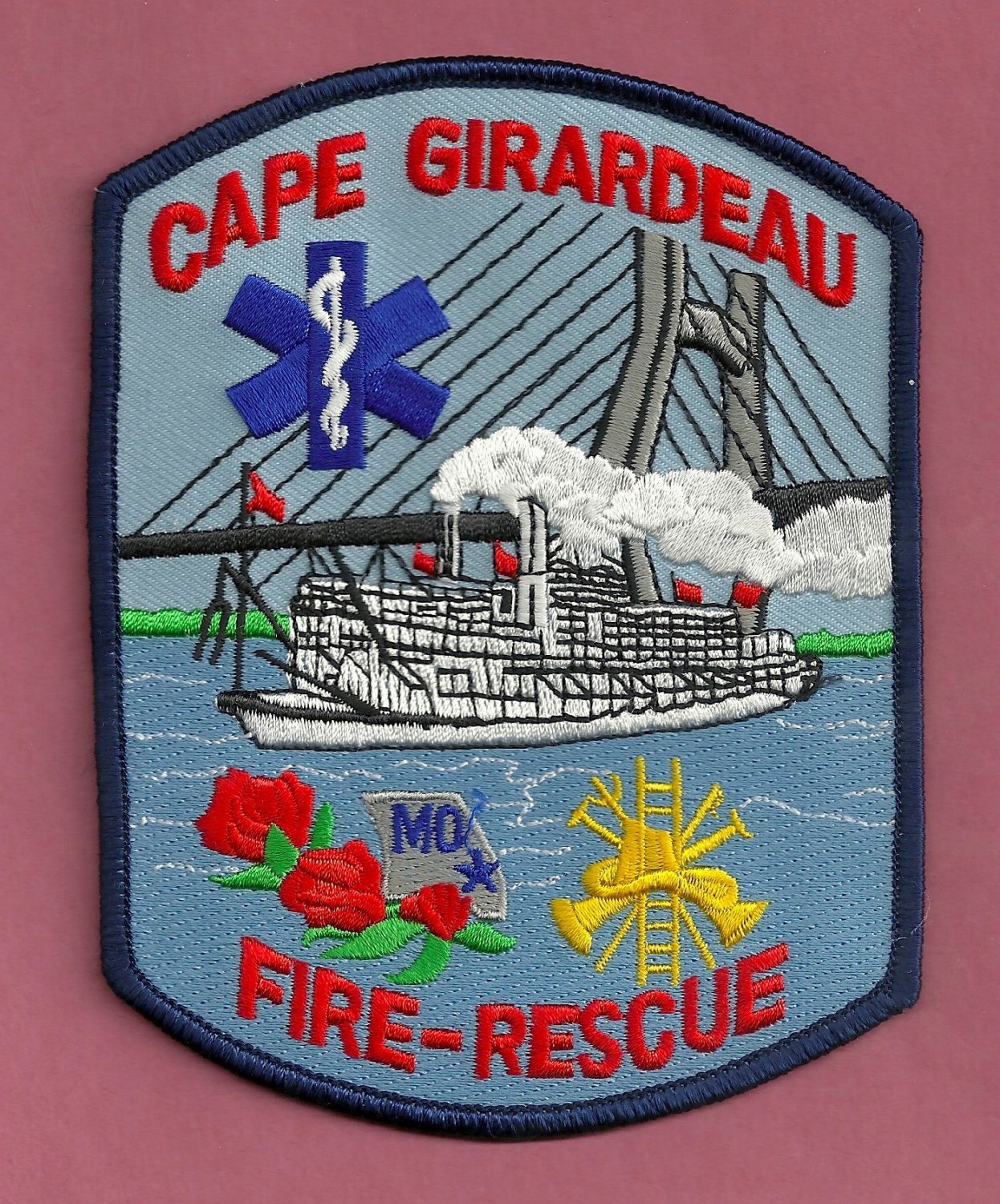Cape Girardeau Missouri Fire Patch River Boat