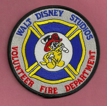 Walt Disney Studios California Volunteer Fire Rescue Patch