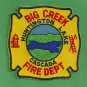 Big Creek California Fire Patch