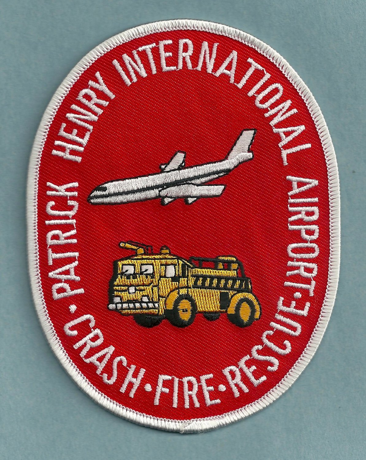 Patrick Henry International Airport Fire Rescue Patch ARFF