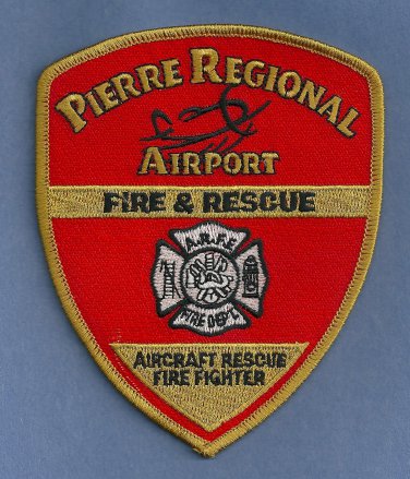 Pierre Regional Airport Fire Rescue Patch ARFF