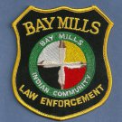 Bay Mills Michigan Tribal Law Enforcement Police Patch