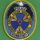 Crow Creek Sioux South Dakota Tribal Police Patch