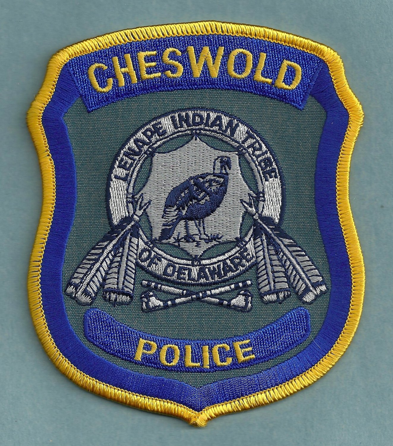 Cheswold Connecticut Tribal Police Patch