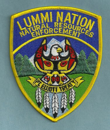 Lummi Nation Washington Tribal Natural Resources Enforcement Police Patch