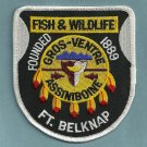 Fort Belknap Tribal Fish & Wildlife Enforcement Police Patch Fort Belknap Tribal Fish & Wildlife Enforcement Police Patch