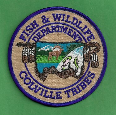 Colville Tribes  Fish & Game Enforcement Police Patch
