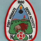 Fort Wingate Military Base New Mexico Fire Patch