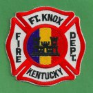 Fort Knox Military Base Kentucky Fire Patch