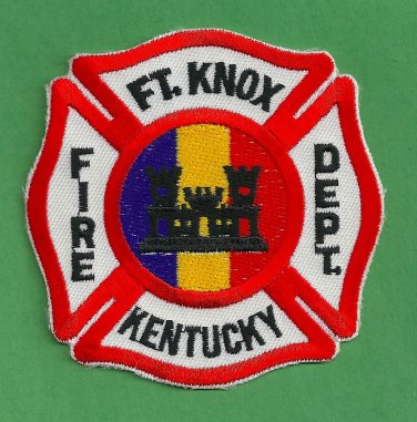 Fort Knox Military Base Kentucky Fire Patch