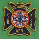 F.E. Warren Air Force Base Wyoming Crash Fire Rescue Patch