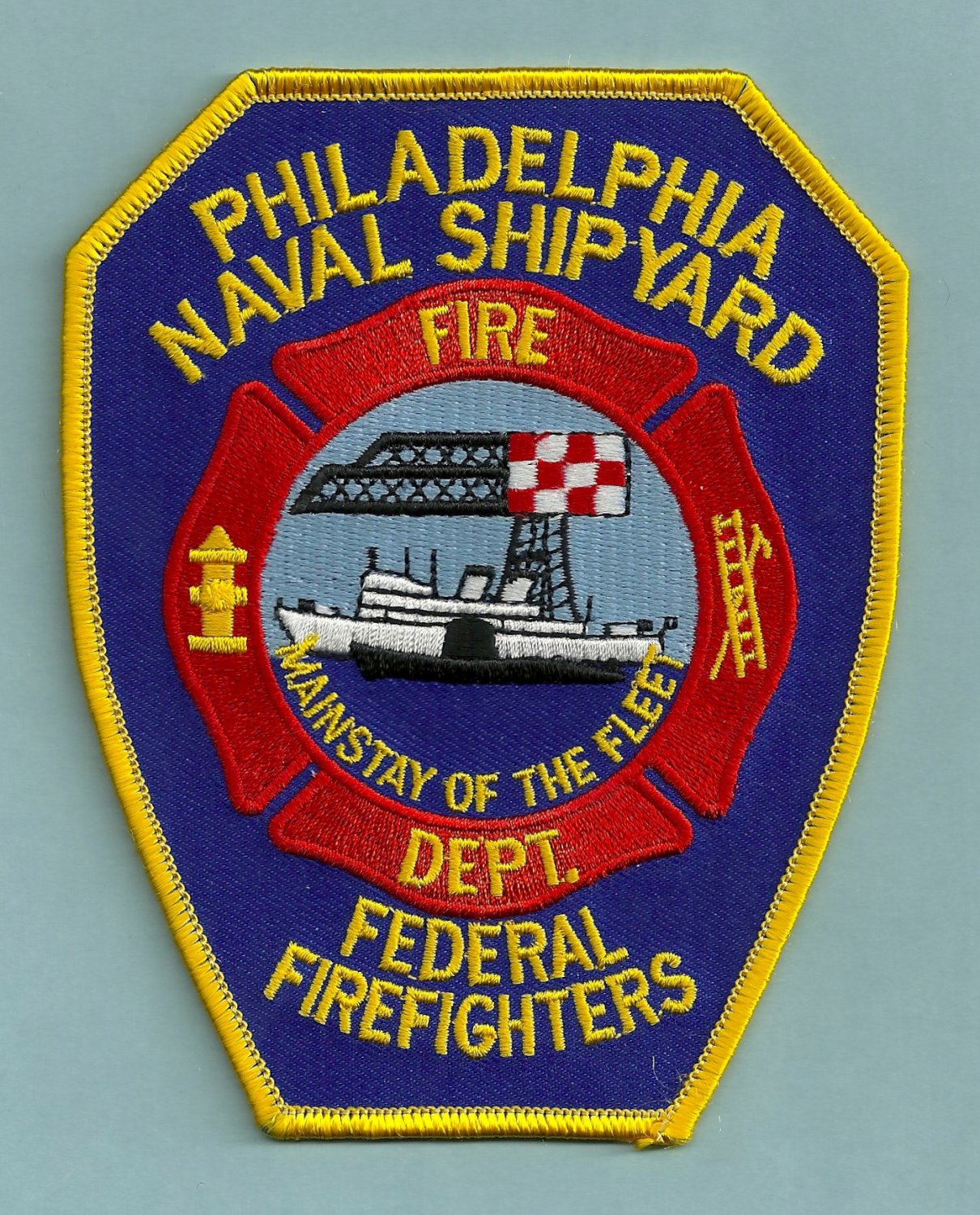 Philadelphia Naval Shipyard Pennsylvania Fire Rescue Patch