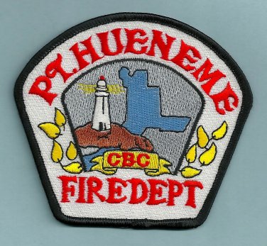 Port Hueneme Naval CBC Base California Fire Rescue Patch