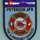 Peterson Air Force Base Colorado Crash Fire Rescue Patch