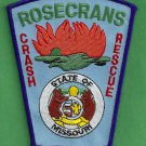 Rosecrans Missouri Air National Guard Crash Fire Rescue Patch