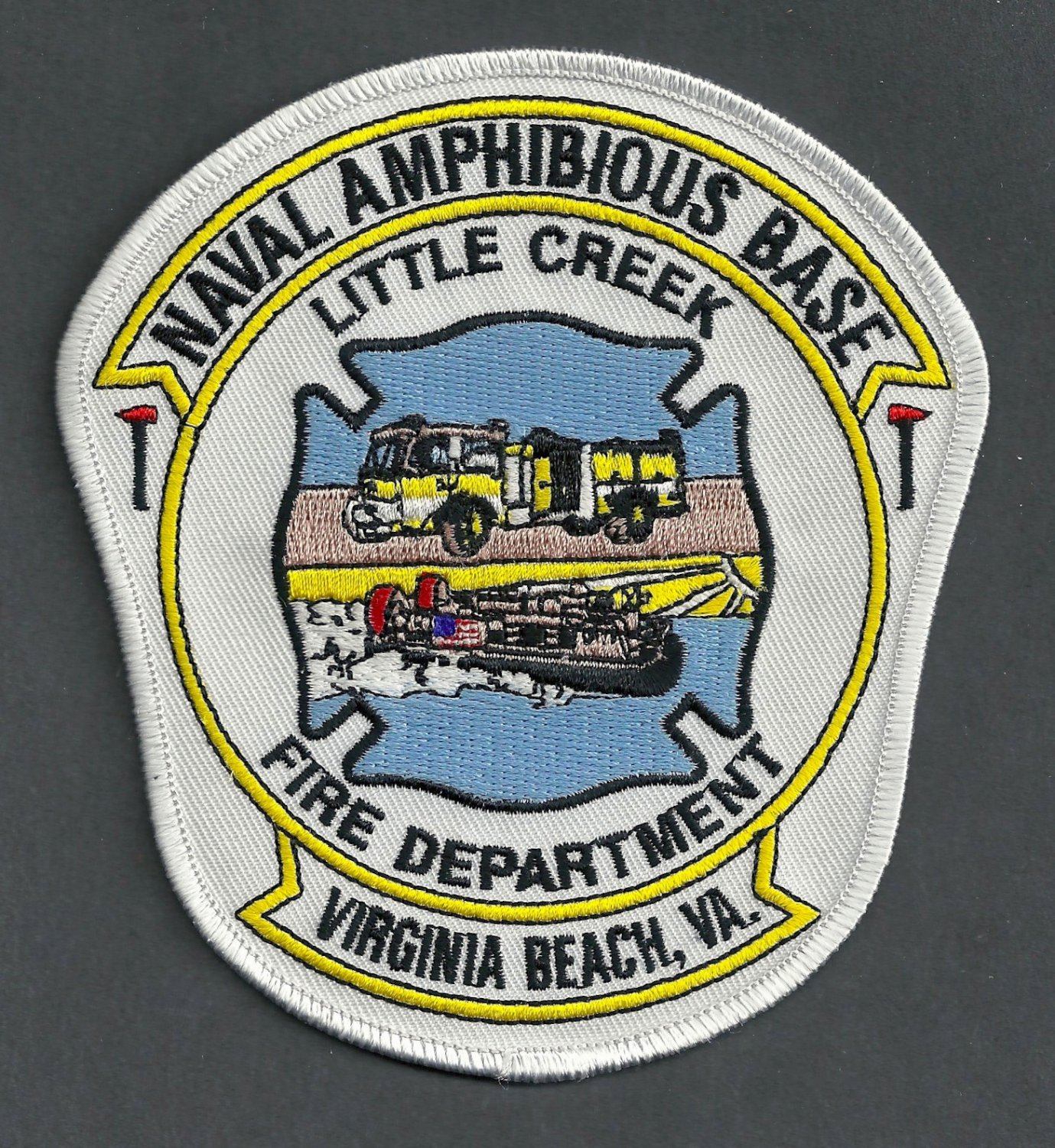 Little Creek Virginia Naval Amphibious Base Fire Rescue Patch