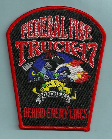 San Diego California Federal Fire Truck 17 Patch