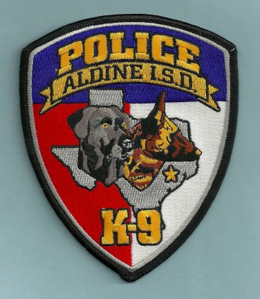 Aldine Independent School District Texas Police K-9 Unit Patch
