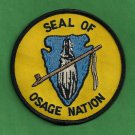 Osage Nation Oklahoma Tribal Seal Patch Osage Nation Oklahoma Tribal Seal Patch