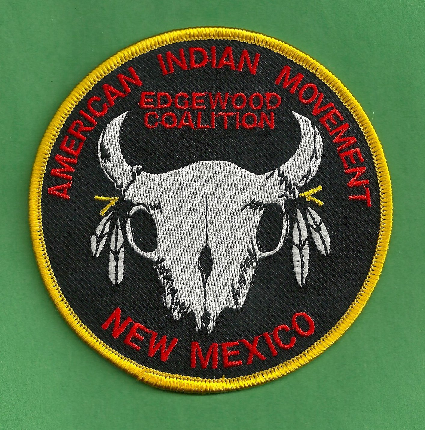 AIM American Indian Movement Edgewood Coalition Patch