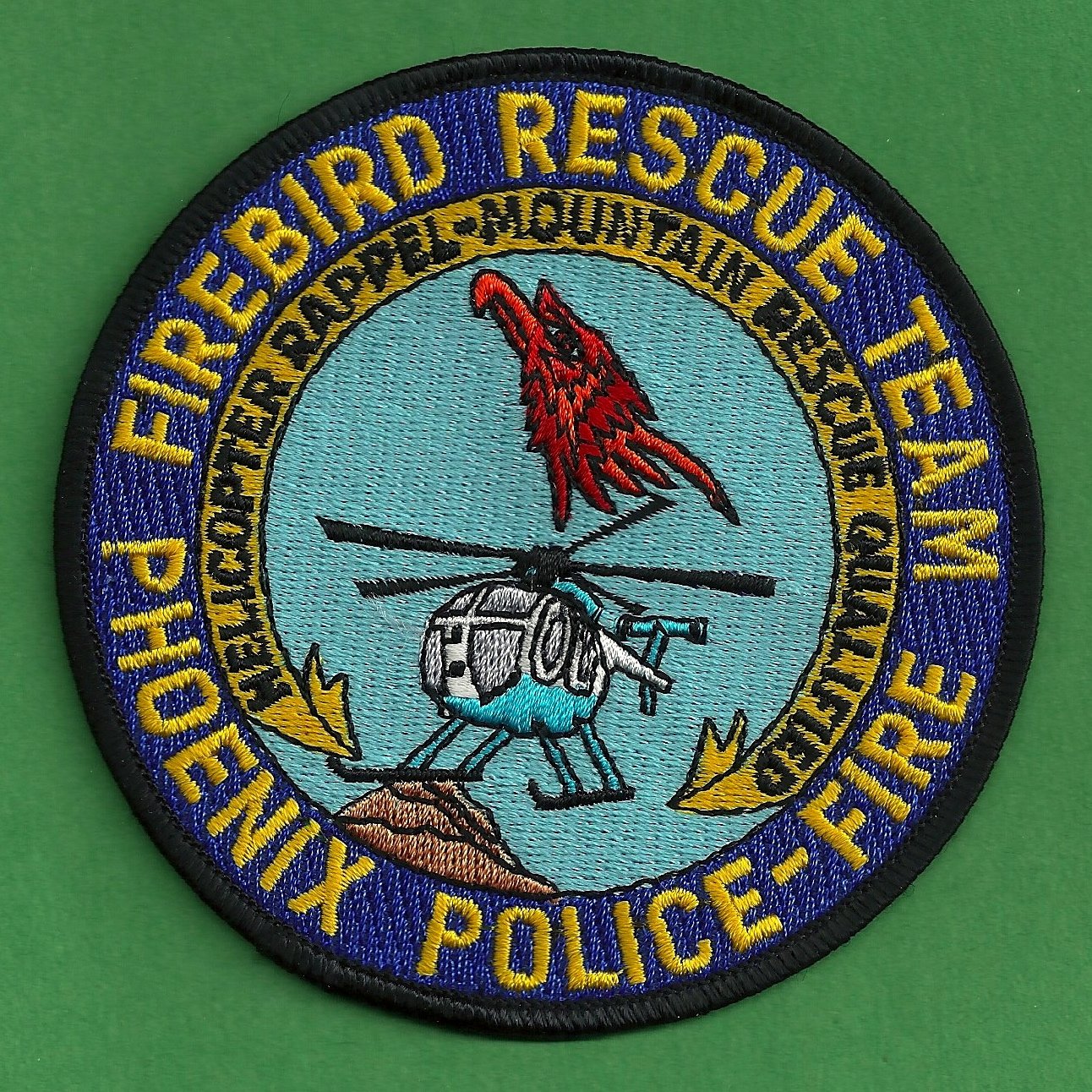 Phoenix Arizona Police-Fire Helicopter Rescue Team Patch