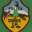 Dorris California Police Patch