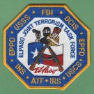 FBI El Paso Texas Joint Terrorism Task Force Patch