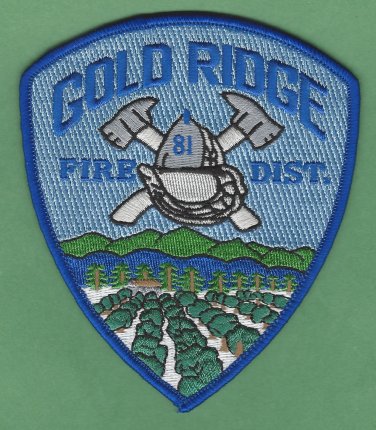 Gold Ridge California Fire Patch